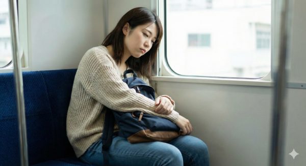 身体がダルそうな女性